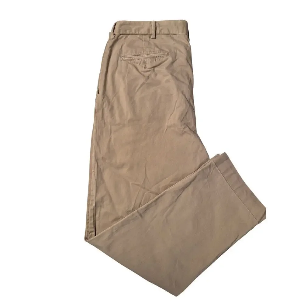 Vintage Polo Ralph Lauren Chino Pants Mens 35x30 Khaki Trousers Made in USA
